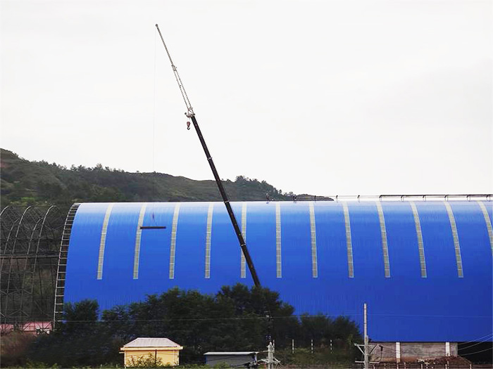 双城煤棚网架工程